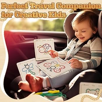 Amazon.com: Montessori Wooden Lacing Toys for Toddlers and